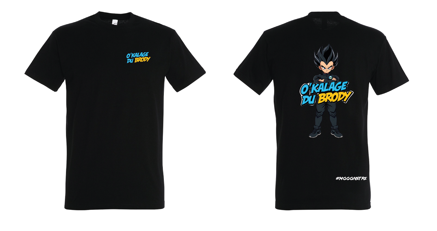 TSHIRTS VEGETA BLACK