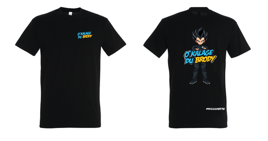 TSHIRTS VEGETA BLACK